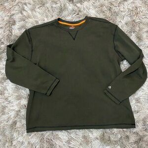 Ridgecut Men’s Olive Green Crew Neck Long sleeve Toughwear shirt